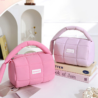 Puffy Makeup Bag Cosmetic Pouch Travel Toiletry Bag Puffer Makeup Organizer
