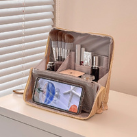 Standing Makeup Bag Multi-Purpose Large Capacity Toiletry Standup Bag Travel