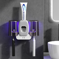 Ultraviolet Disinfection Toothbrush Toothpaste Holder Mouthwash Cup Holder