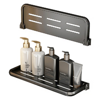 Folding Toilet Shelf Bathroom Free Punching Storage Rack