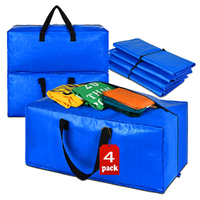 Heavy Duty Extra Large Storage Bags Moving Bags Totes With Zippers And Handles