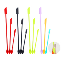 Mini Silicone Spatula Makeup Spatula Small Silicone Spatula-Thin Spatula Set