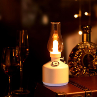 Portable Mini Air Humidifier Retro Creative Desk Light USB Charging Night Light