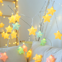 Led Crack Star Light String Christmas Party Decor Lighting Fairy String Light