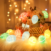 Led Crack Egg Light String Christmas Party Decor Lighting Fairy String Light