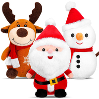 1/3Pcs Christmas Ornament Christmas Santa Claus Snowman Elk Doll Decorations