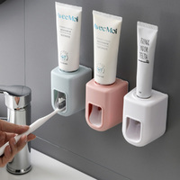 Wall Mount Toothpaste Dispenser Bathroom Waterproof Lazy Toothpaste Squeezer