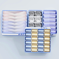 4Pcs Foldable Drawer Dividers Storage Boxe Closet Organizers Under Bed Organizer