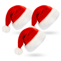 Child Santa Hat Christmas Hat Adult Xmas Party Hat For Women Men Boys Girls