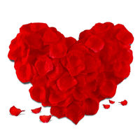 Artificial Rose Petals Artificial Flower Silk Petals For Valentine Day Wedding