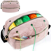 Knitting Bag Large Yarn Storage Bag Crochet Bag Yarn Storage Organizer Pack