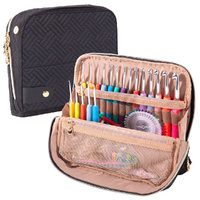 Crochet Hook Case Travel Storage Bag for Swing Crochet Hooks Lighted Hooks