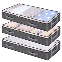 75l Under Bed Storage Containers Closet Organizers Foldable Storage Bins