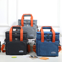 Adult Lunch Box For Work Expandable Large Double Deck Lunch Bags Picnic Box