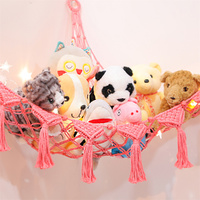 Stuffed Animal Hammock Corner Hanging Organizer Toy Storage Hang Net