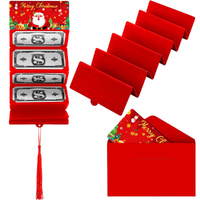 6 Pcs Christmas Money Envelope For Cash Gifts Xmas Surprise Cash Envelope