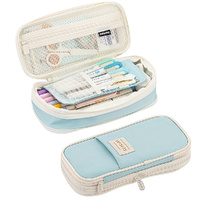 Extra Large Storage Pencil Case Pen Bag with Zipper Big Capacity Pouch Organizer