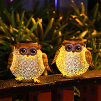 Hanging Solar Lantern Garden Owl Solar Lanterns Light Outdoor  Solar Light