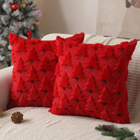 Christmas Pillow Covers 45*45 Set of 2 Xmas Decorations Pillow Cases for Sofa