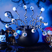 12 Pcs Halloween Eyeball Picks Halloween Floral Picks Branch Decoration