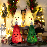 2Pcs Christmas Tree Doll Night Light Christmas Decorations Home Holiday Ornament