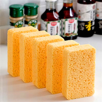 5/10 Pack Wood Pulp Sponges Heavy Duty Scrub Kitchen Sponge Clean Tough Messes