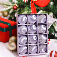 Christmas Ornaments Xmas Balls Pack of 12 Luxury Christmas Tree Decorations