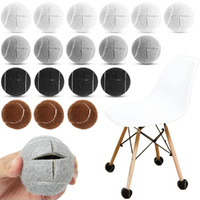 8Pcs Tennis Style Cross Opening Table and Chair Foot Cover Silent Stool Foot Pad