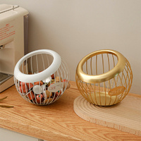 Fruit Basket Iron Coffee Capsule Organizer Snack Dried Fruit Storage Diagonal Basket