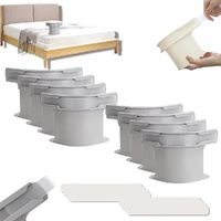 8Pcs Heavy Duty Bedsheet Corner Tightener Clips Durable Reliable Bed Sheet Grippers for Protectors