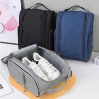 2 Pack Portable Travel Shoe Bag Waterproof Shoe Packing Storage Organizer With Zipper Closure