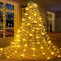 2M Cascading Twinkle Lights for Christmas Tree 280LED Christmas Tree Lights for Xmas Decorations