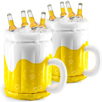 1/2 Pack Beer Ice Bucket Inflatable Cooler Party Beer Drinks Ice Bucket For Outdoor Camping Barbecue