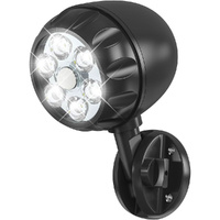 Power Battery Operated Motion Outdoor Lights 6 LEDs Bright Wall Mount Light Night Spotlight