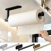 1/3Pcs Kitchen Paper Towel Holder Adhesive Tissue Hanger Toilet Roll Paper Dispenser Storage