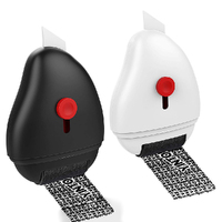 2 pack Security and Privacy Stamp Roller with Built-in Plastic Art Knife