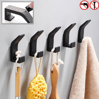 Aluminum kitchen bathroom hook coat hooks
