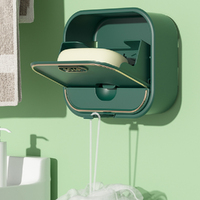 Wall hanging Clamshell soap box free perforation