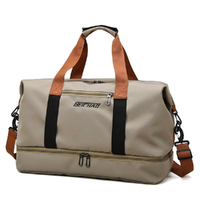 Sports Gym Duffel Bag Sports  fitness bag overnight bag With Shoes Compartment