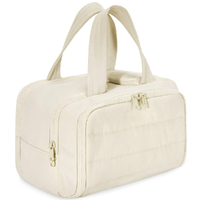 Toiletry Bag Lightweight Large Opening Makeup Bag Fluffy Cosmetic Storage Bag