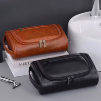 Toiletry Bag For Men Travel Bag Toiletry Water-Resistant Pu Leather Dopp Kit