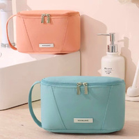 Travel Makeup Bag Cosmetic Bags For Women Wide Opening Waterproof Toiletry Bag