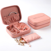 Travel Jewelry Organizer Box Portable Display Storage Holder for Women Girls