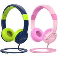 AUSDOM K1 Kids Headphones On-Ear Wired Headphones for Children 85dB Volume Limited Hearing