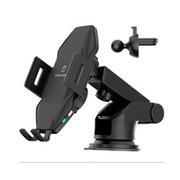 15W Fast Charging Car Mount Charger Auto-Clamping Phone Holder