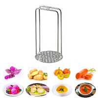 Stainless steel mashed potato masher household masher