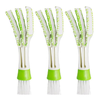 3 Pcs 2 In 1 Automotive Air Conditioner Cleaner And Brush