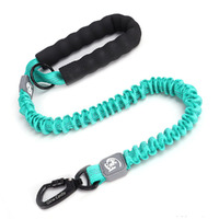 Pet Telescopic Traction Rope Mountain Climbing Hook Dog Traction Rope-Green