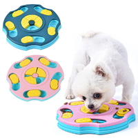 Dog Puzzle Toy Slow Feeder Interactive Increase Puppy IQ Food Dispenser Pet Bow