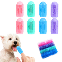 4/8 Pack Dog Toothbrush Dog Tooth Brushing Kit Pet Finger Toothbrush For Cat